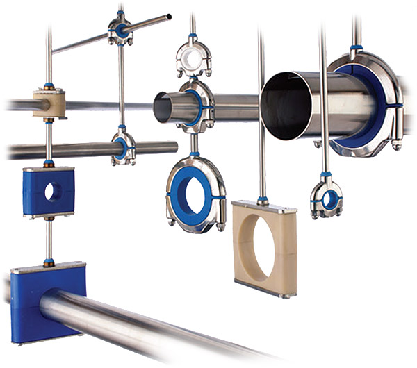 Harrington Industrial Plastics - Stauff Pipe Hangers - Life Sciences