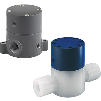 Plast-O-Matic ABVS050VS-CP 1/2" CPVC Spring Actuated Ball Valve (SXS, ABVS1.2) - Open Box, Ships Same Day!