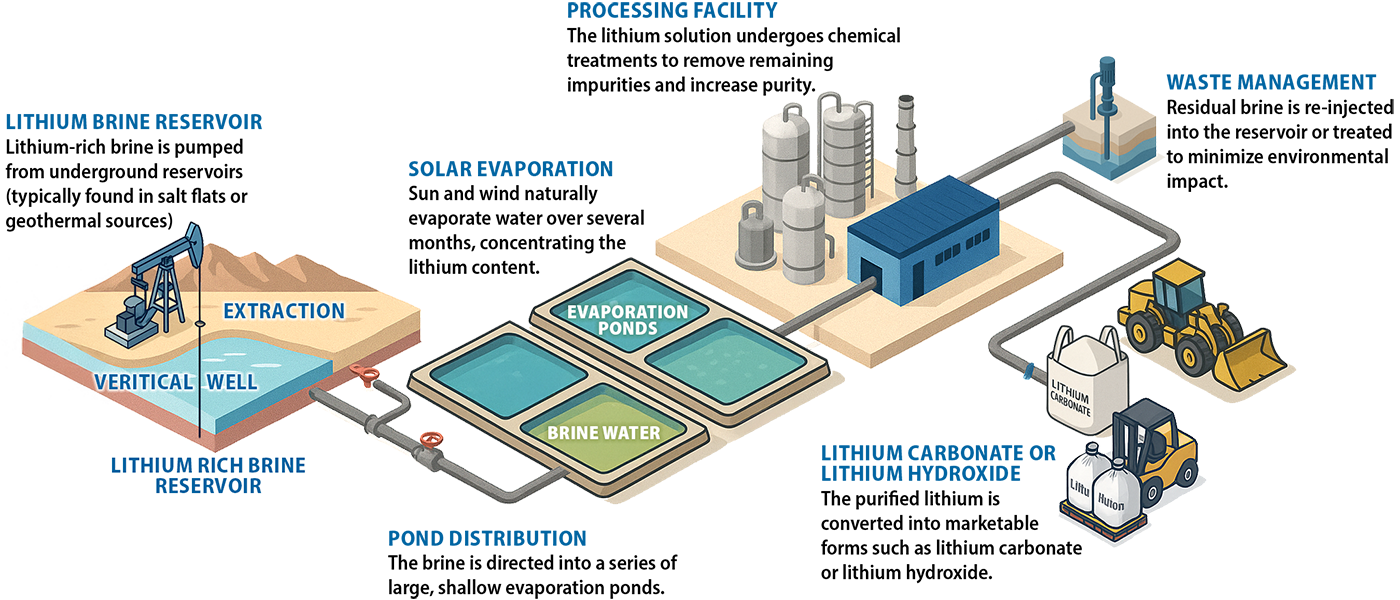 Lithium Extraction Infographic