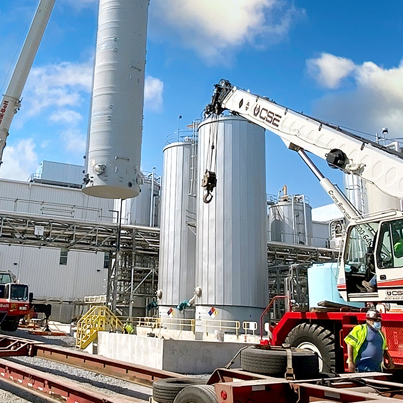 Tanks-Crane