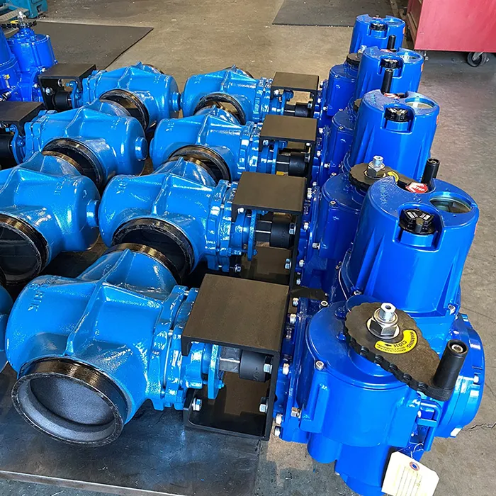 Actuated valves
