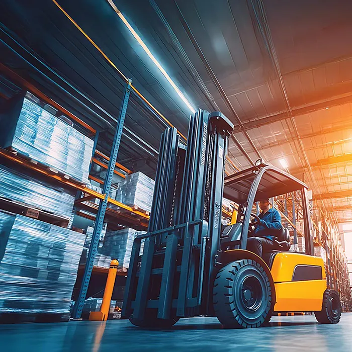 Warehouse forklift